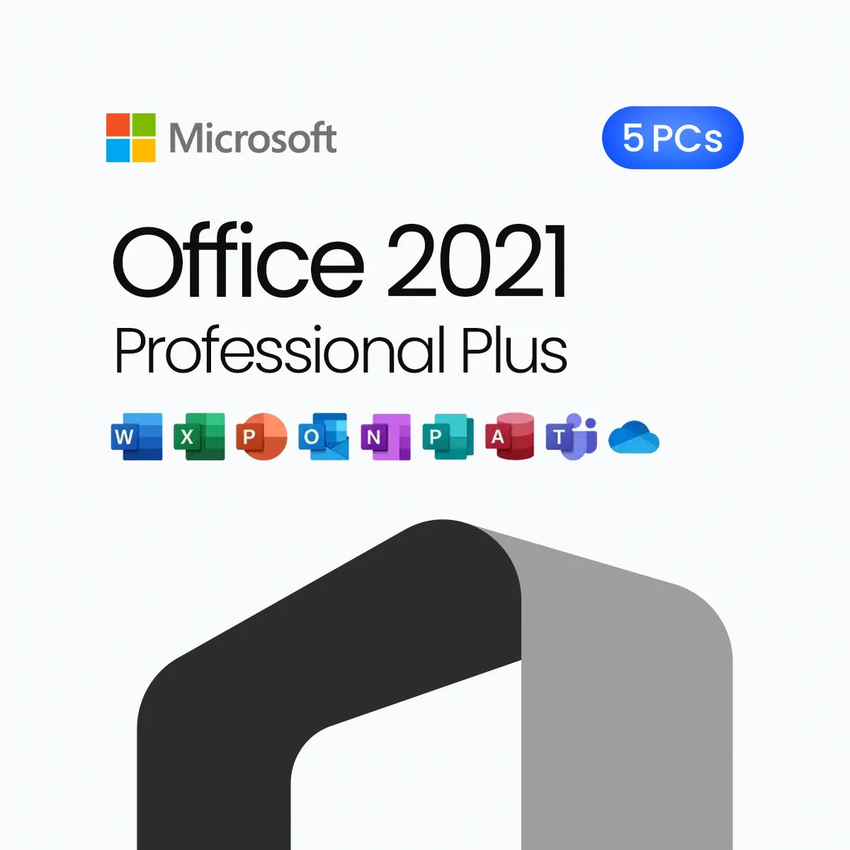 Microsoft Office 2021 Professional Plus – Lifetime License for 5 PCs