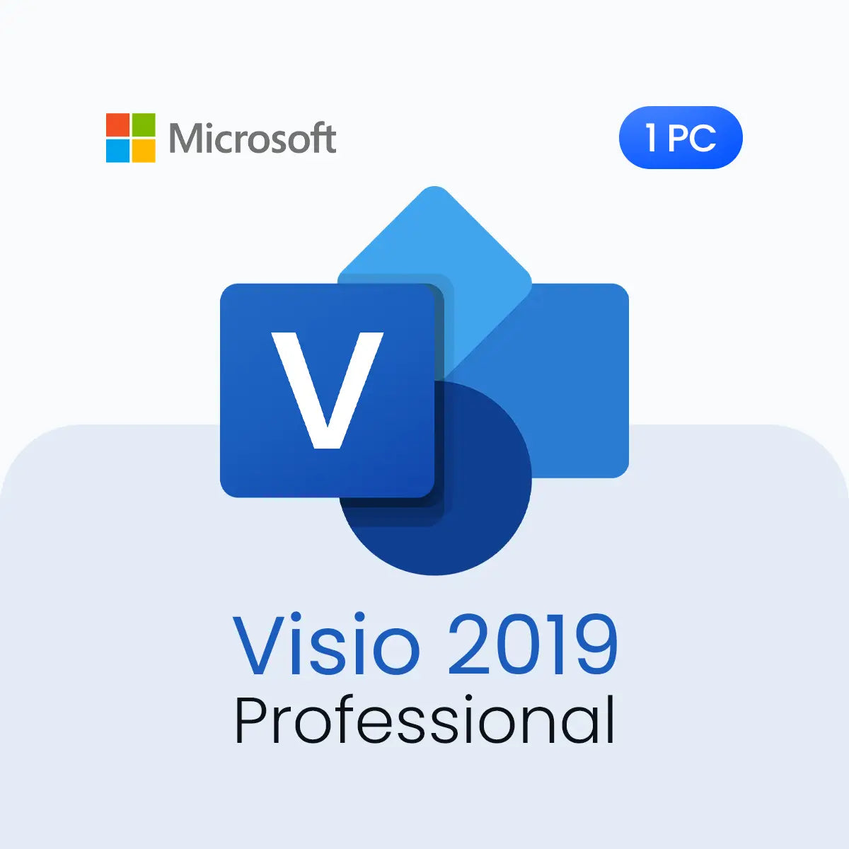 Microsoft Visio 2019 Professional – Lifetime License for 1 PC